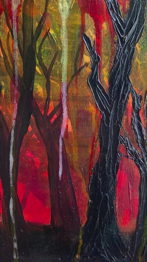 Into the Woods original  art by Rita Barakat