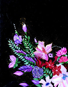 Enchanted Blossoms, Hand Embellished Reproduction