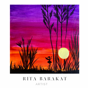 The Song of Sunrise original art by Rita Barakat