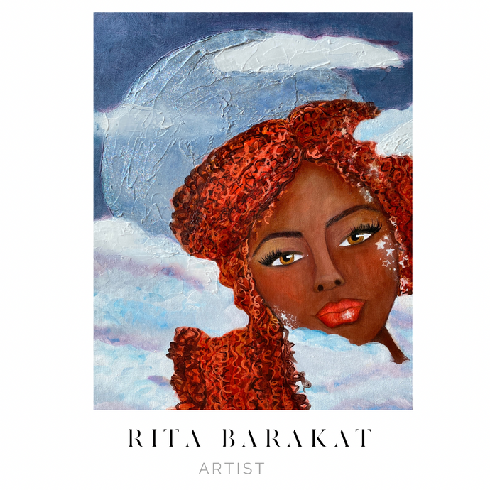 if the stars were made to worship original art by Rita Barakat
