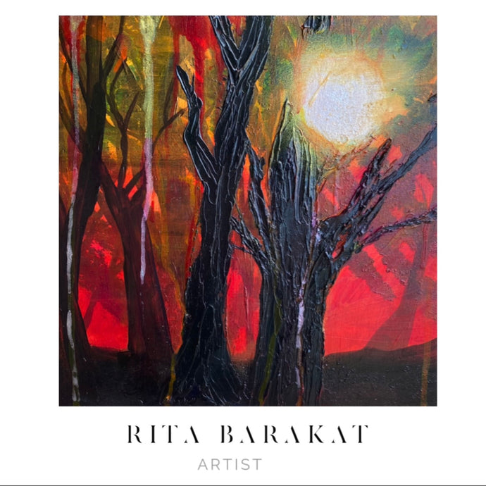 Into the Woods original  art by Rita Barakat