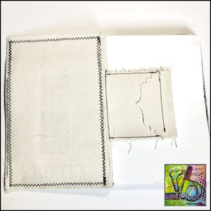 Mixed Stitch Canvas Art Journal Medium Journals