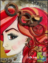 Load image into Gallery viewer, Steampunk Briar original art by Rita Barakat
