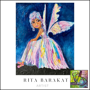 the Rainbow Fairy, oroginal artwork by Rita Barakat
