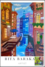 Load image into Gallery viewer, Venice original oil painting by Rita Barakat
